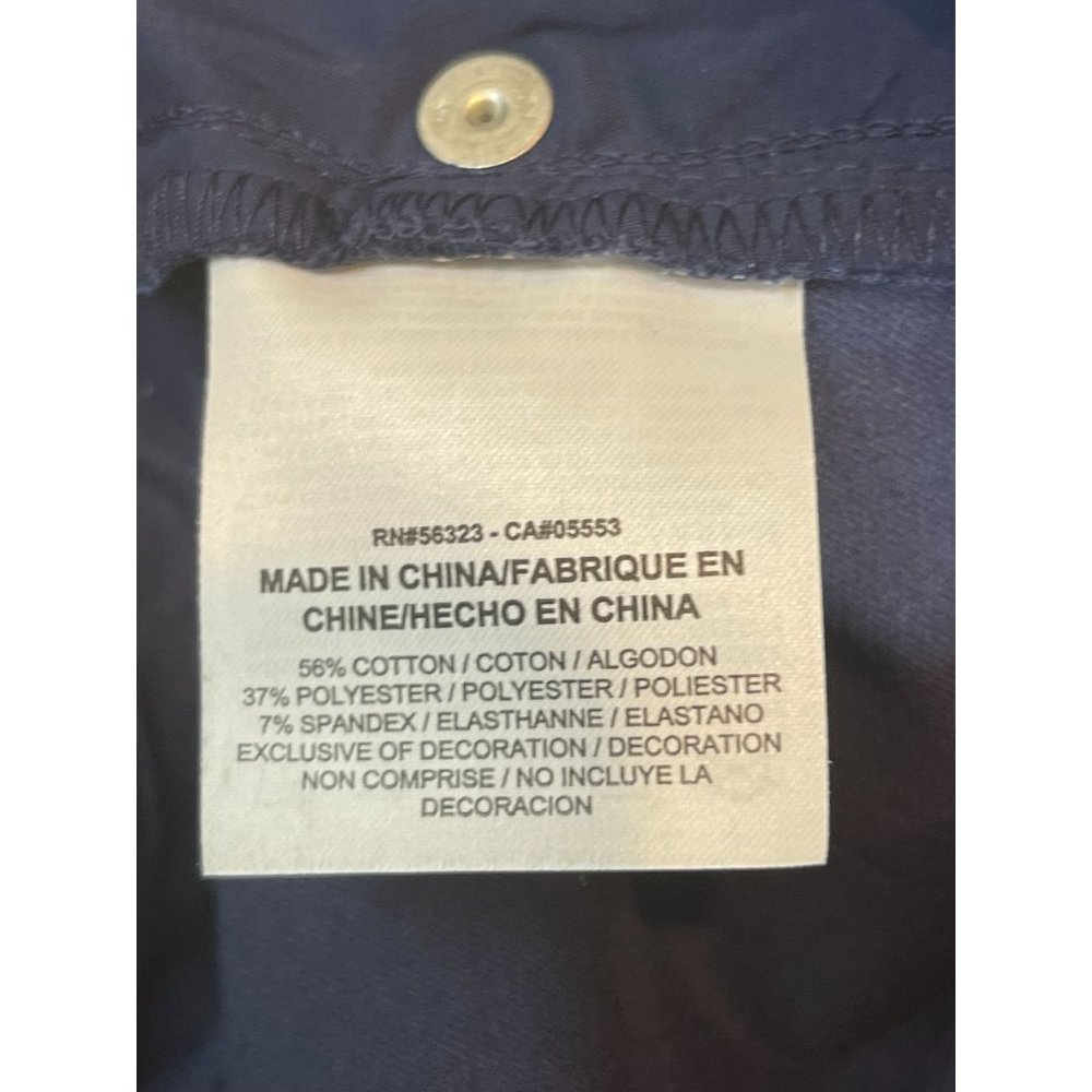 Nike Golf Womens Jeans Skinny Leg Mid Rise Dri Fit Stretch Navy Blue Size 0 - Picture 10 of 11